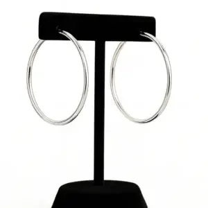 brinco argola de prata 925