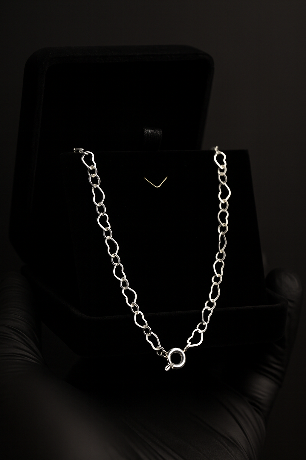 pulseira elo português coração pulseira elo português coração