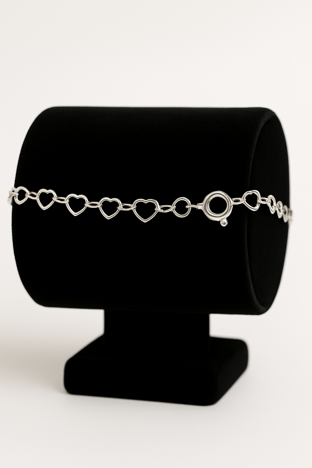 pulseira elo português coração pulseira elo português coração