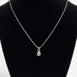 ✨ colar veneziana com ponto de luz gota