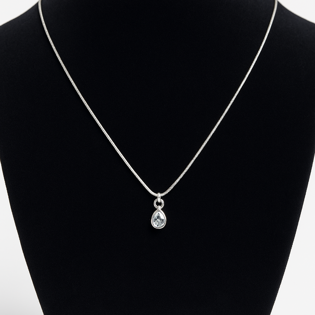 ✨ colar veneziana com ponto de luz gota ✨ colar veneziana com ponto de luz gota