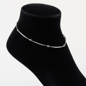 ✨ tornozeleira em prata 925 – 25 cm